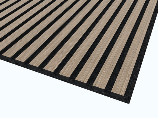 Light Walnut Acoustic Panel 2.4m x 0.6m