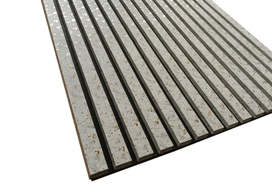 Beige Gold Vein Dot Acoustic Panel 2.4m x 0.6m