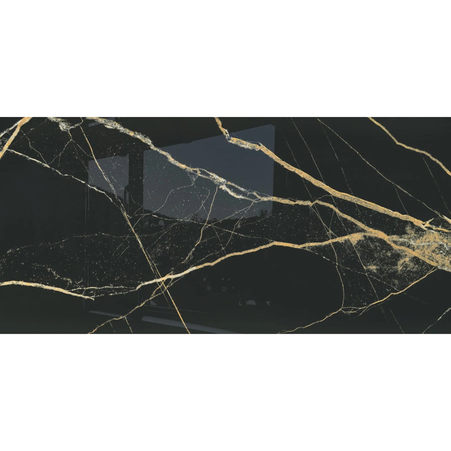 Black Gold Polished 60x120 wall and floor tile