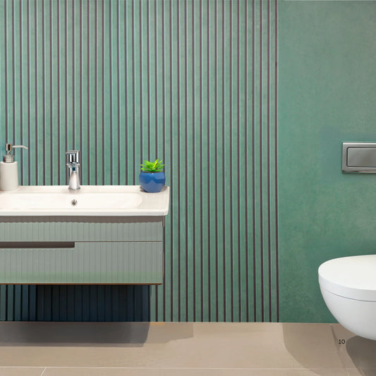 Color Dark lines Green Matt 60x120 wall and floor tile