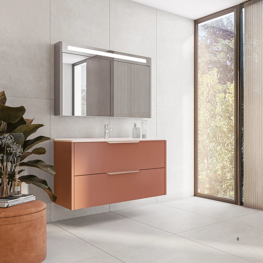 Color Plain White Matt 60x120 wall and floor tile