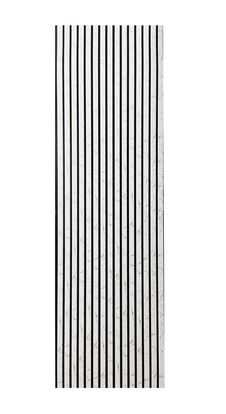 White Gold Marble Acoustic Panel 2.4m x 0.6m