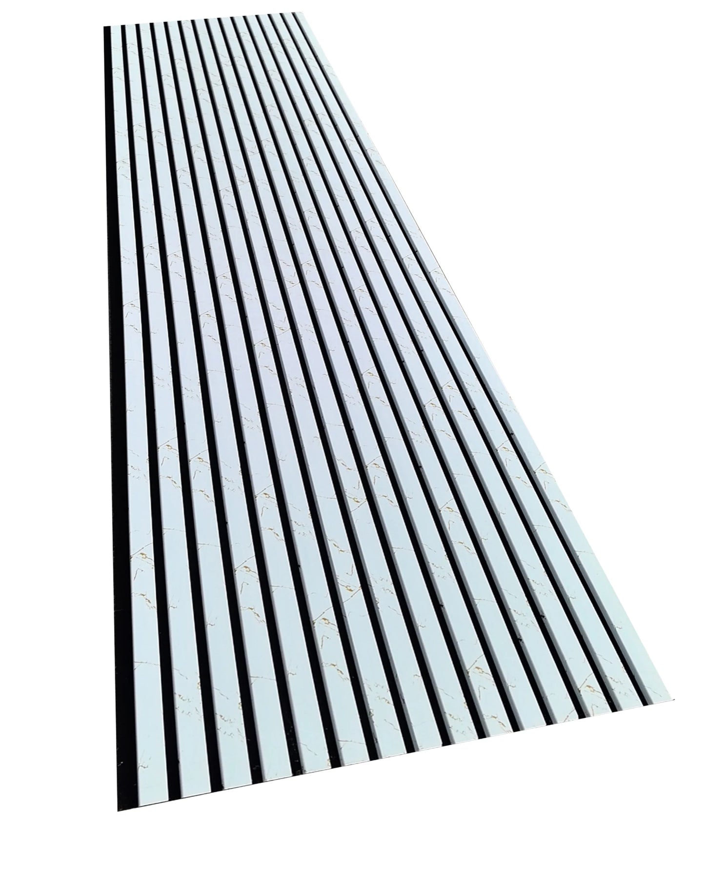 White Gold Marble Acoustic Panel 2.4m x 0.6m