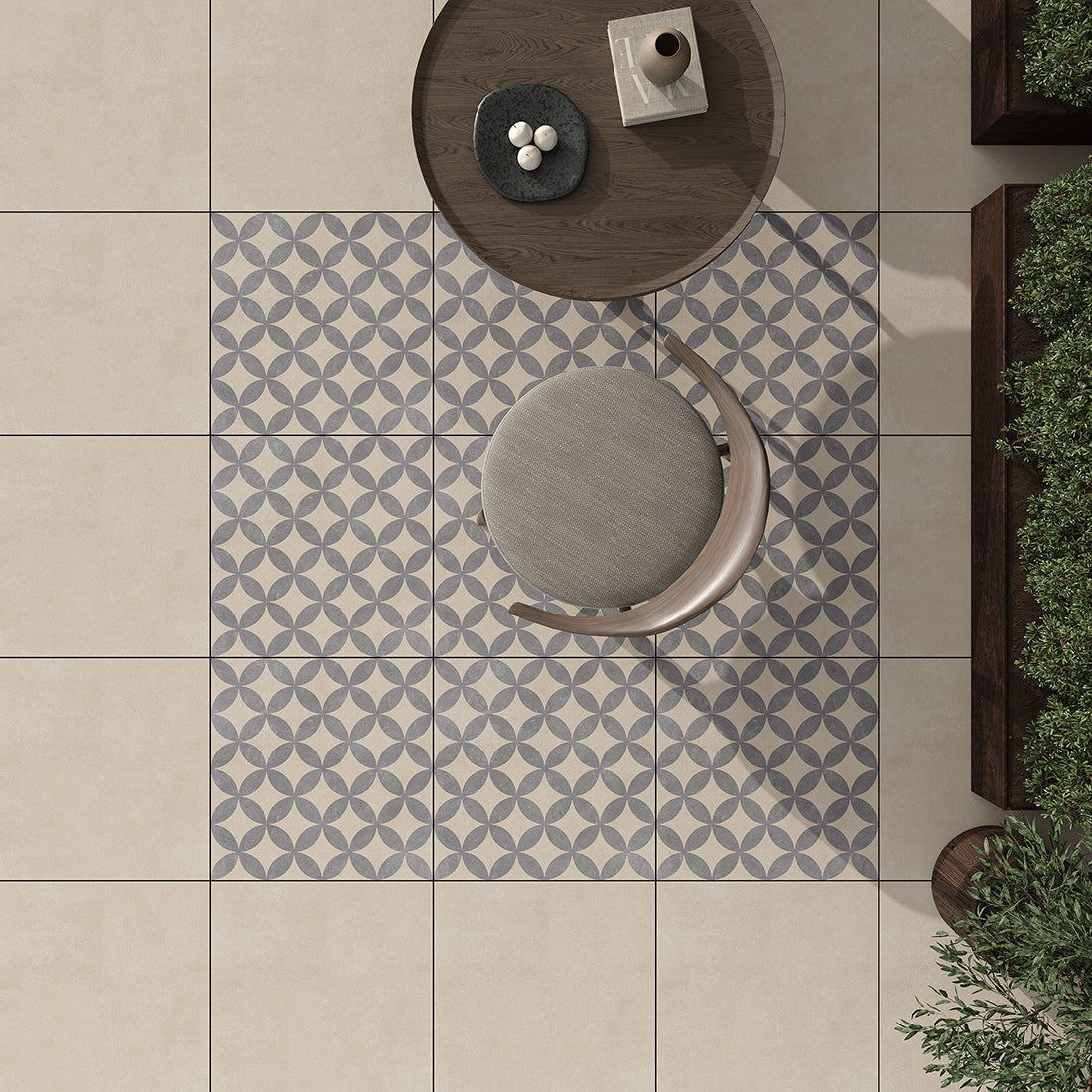 Ark 60x60x2 Ivory Matt R11