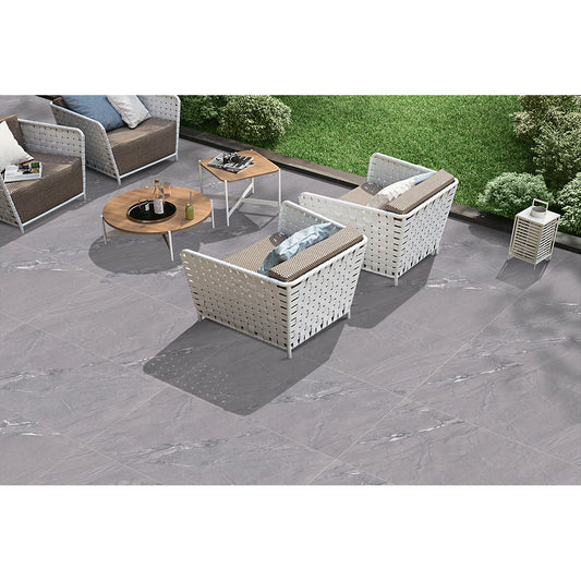 Cremona 60x120 Silver Matt Carving