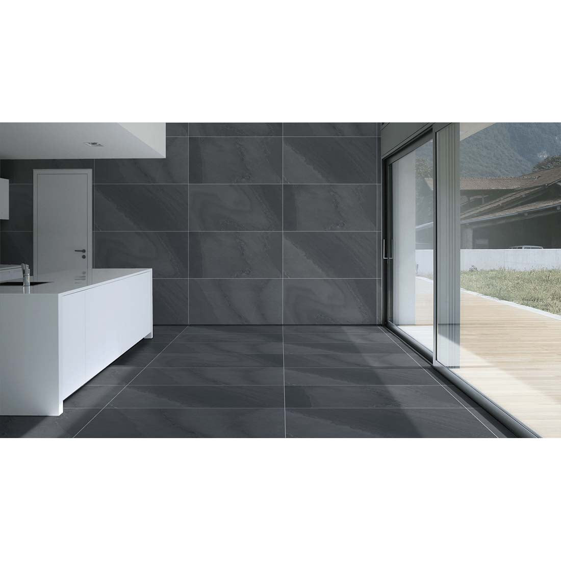 Dazzle Urbano 60x120 Anthracite Sugar