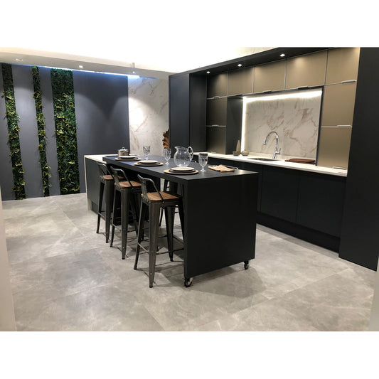 Dolmen 90x90 Cinza Matt