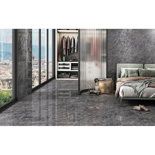 Endless Fonatana 60x120 Nero Matt Carving