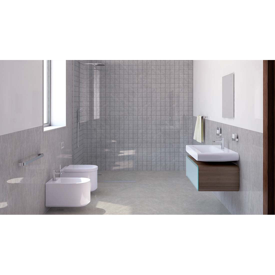 Fossil 60x60 Grey Polished