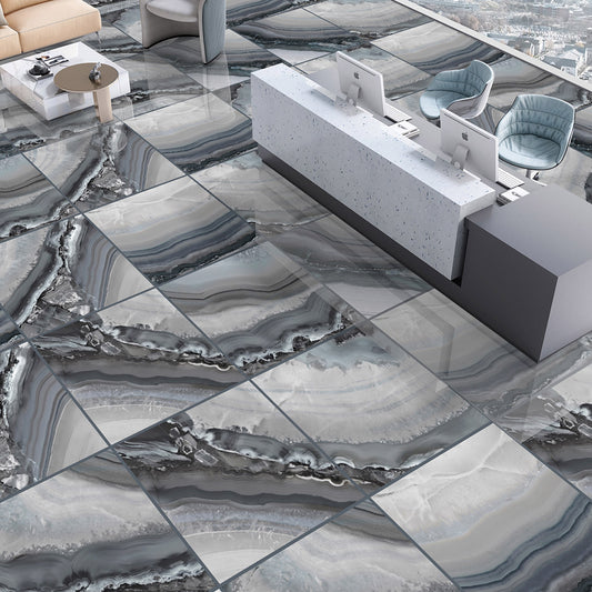 Glacier 60x60 Blue Polished