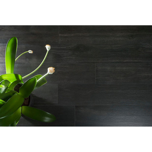 Hardwood 20x120 Nero Semi Polished