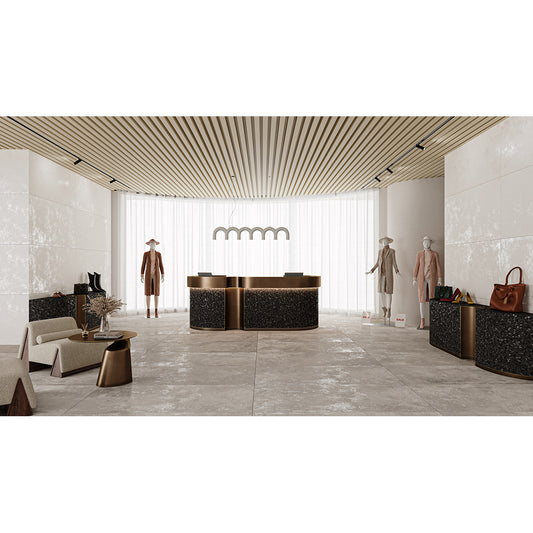 Illusion 30x60 Bianco Matt Carving R9