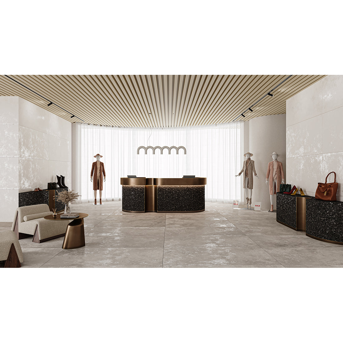 Illusion 60x120 Bianco Matt Carving R9