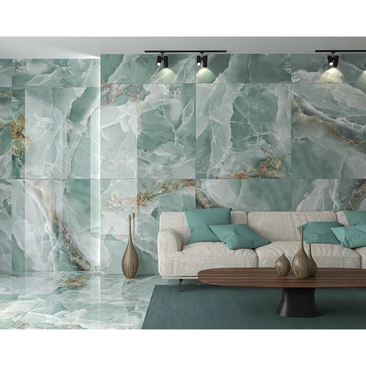 Iceland Mint 60cm x 120cm Ultra Gloss Porcelain Wall and Floor Tile 🇪🇸