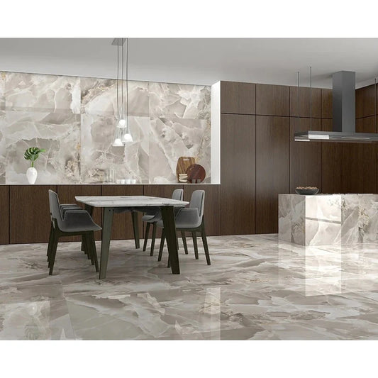 Iceland Topaz 60cm x 120cm Ultra Gloss Porcelain Wall and Floor Tile 🇪🇸