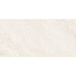 Jupiter Rock 60x120 Ice polished porcelain tile in crisp white with fine mineral speckling