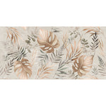 Linsey Decor 60x120 Spring matt porcelain tile with a decorative pattern on a warm cream ground