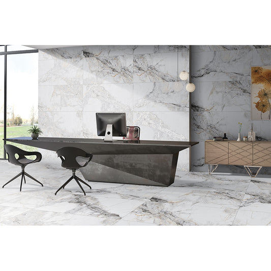 Marmara Ice 60x120 White Matt Carving