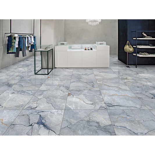 Marmo Silvestre 60x60 Blue Polished