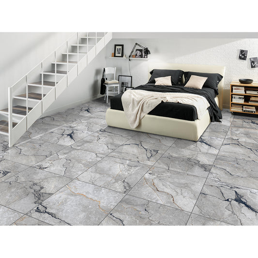Marmo Silvestre 60x60 Gris Polished