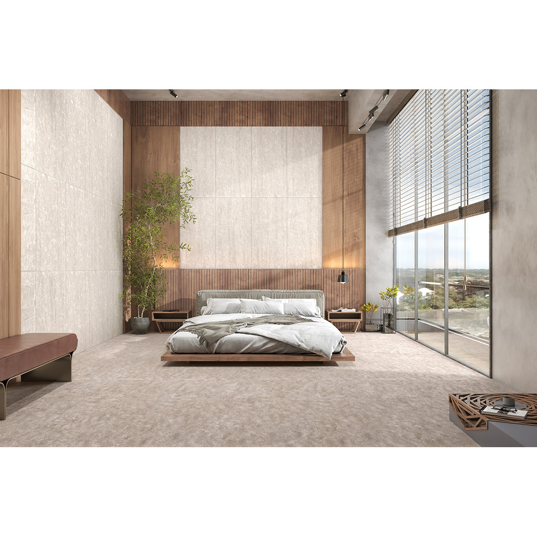 Mystical 60x60 Gris Matt Cross Cut R10