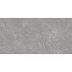 Nexus 60x120 Imperio polished porcelain tile in mid grey marble effect with soft white veining