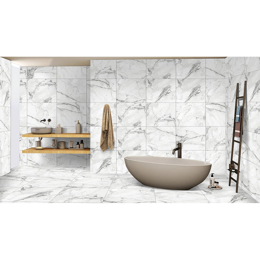 Nover 60x60 Grey Matt Carving