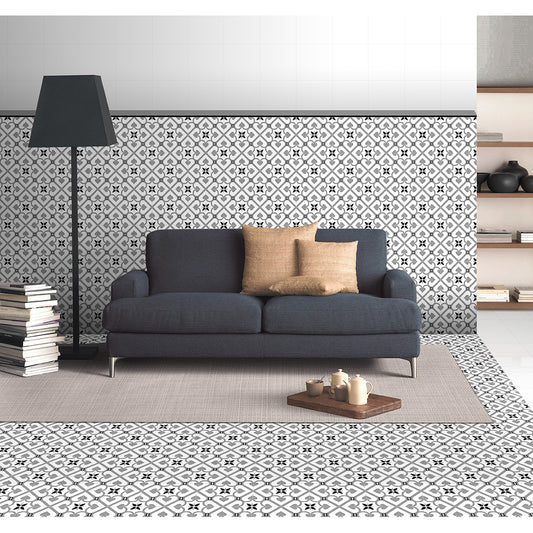 Odyssey Pattern 20x20 Black Matt