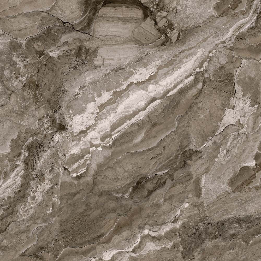 Kore Slate Grey Glazed Porcelain Wall & Floor Tile 1000x1000mm