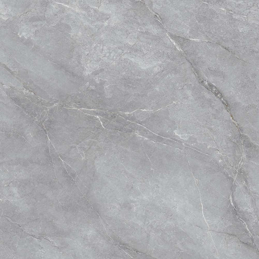 Selene Silver Glazed Porcelain Wall & Floor Tile 1000x1000mm