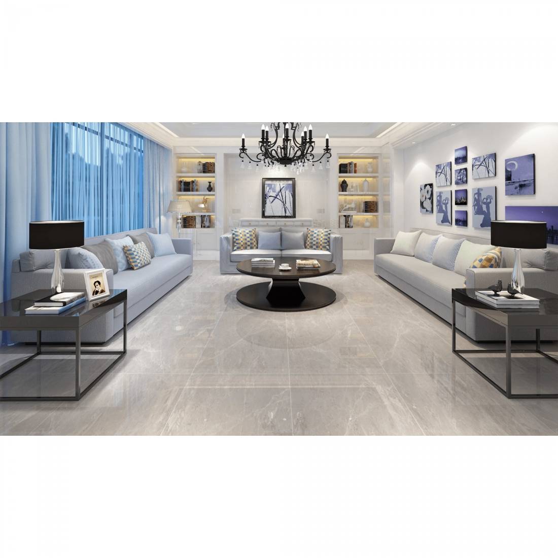 Paradise 60x120 Silver Polished