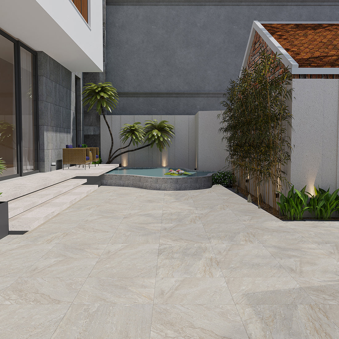 Rastone 60x90x2 Beige Matt R11