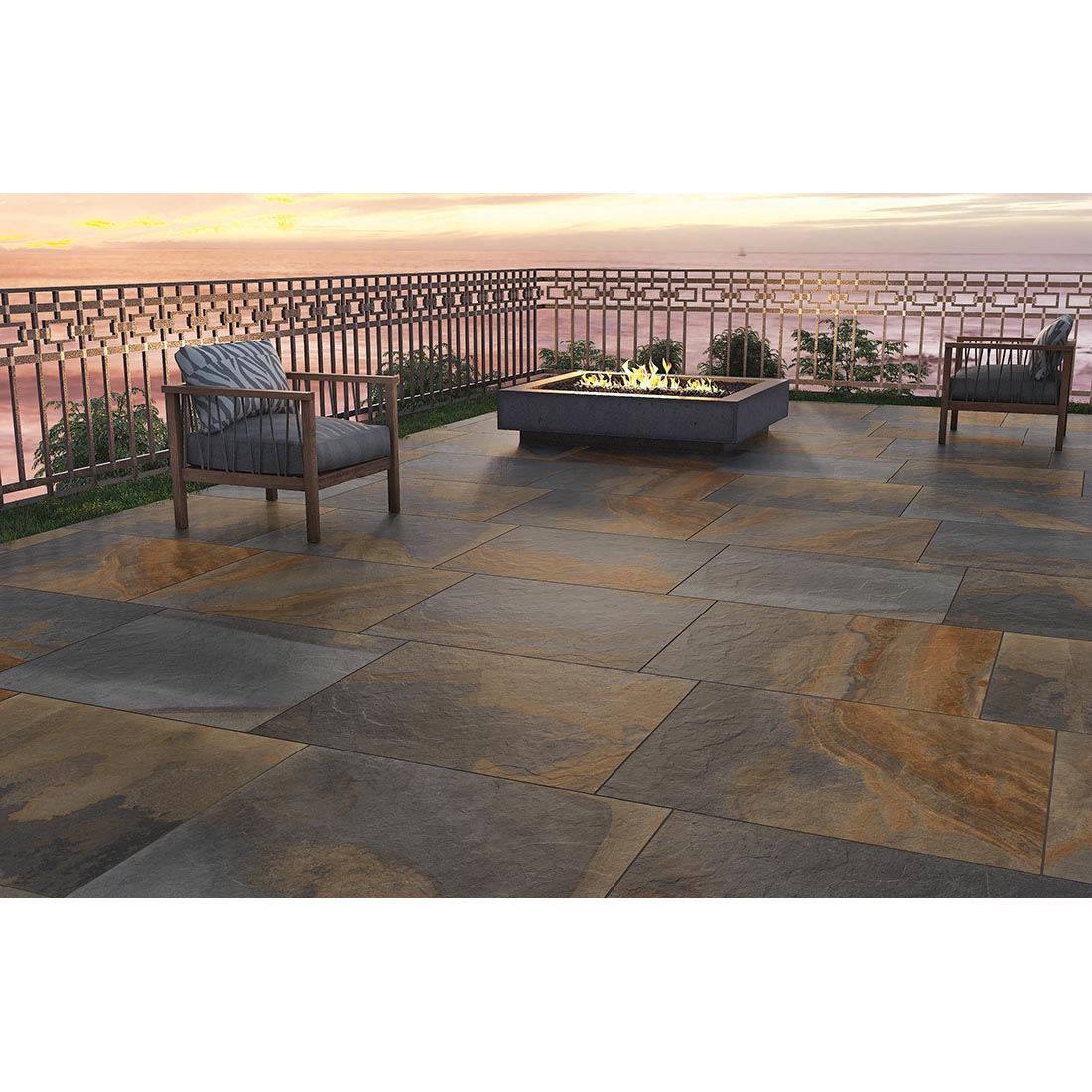 Slate Impero 60x90x2 Multi Matt R11