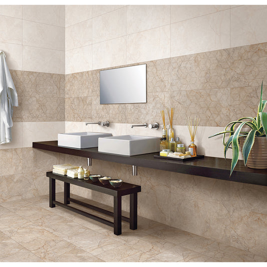 Spring Chevron 30x60 Crema Gloss