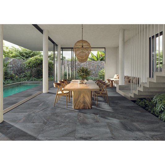 Valais 60x60x2 Anthracite Matt R11