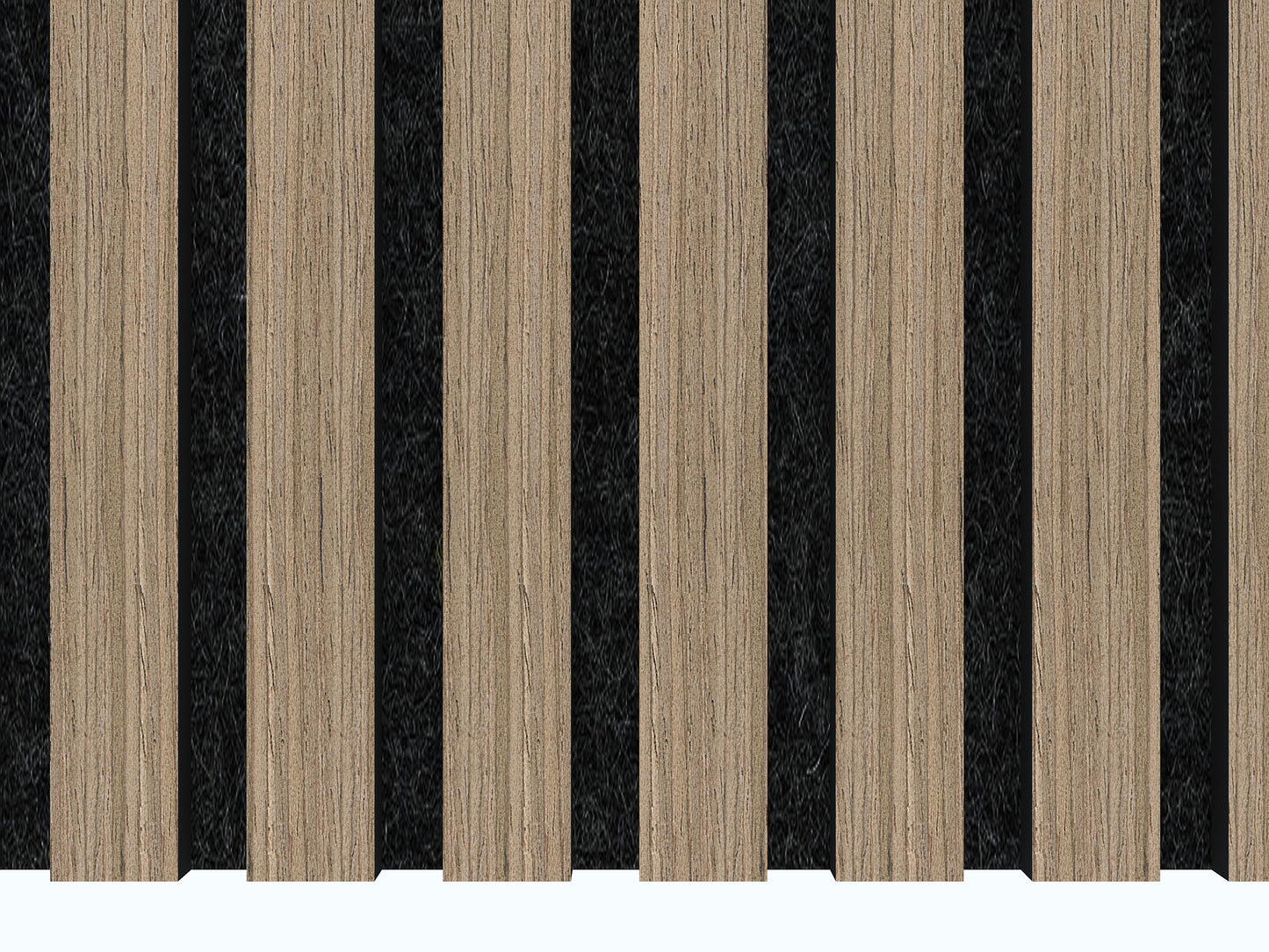 Light Walnut Acoustic Panel 2.4m x 0.6m