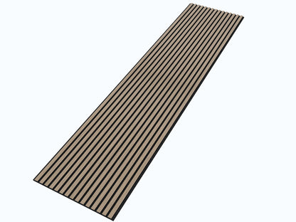 Light Walnut Acoustic Panel 2.4m x 0.6m