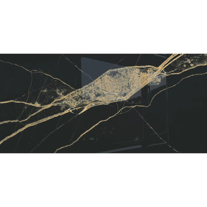 Black Gold Polished 60x120 wall and floor tile