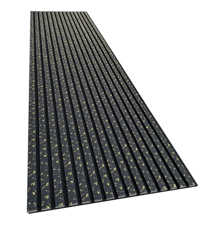 Black Gold Dot Acoustic Panel 2.4m x 0.6m