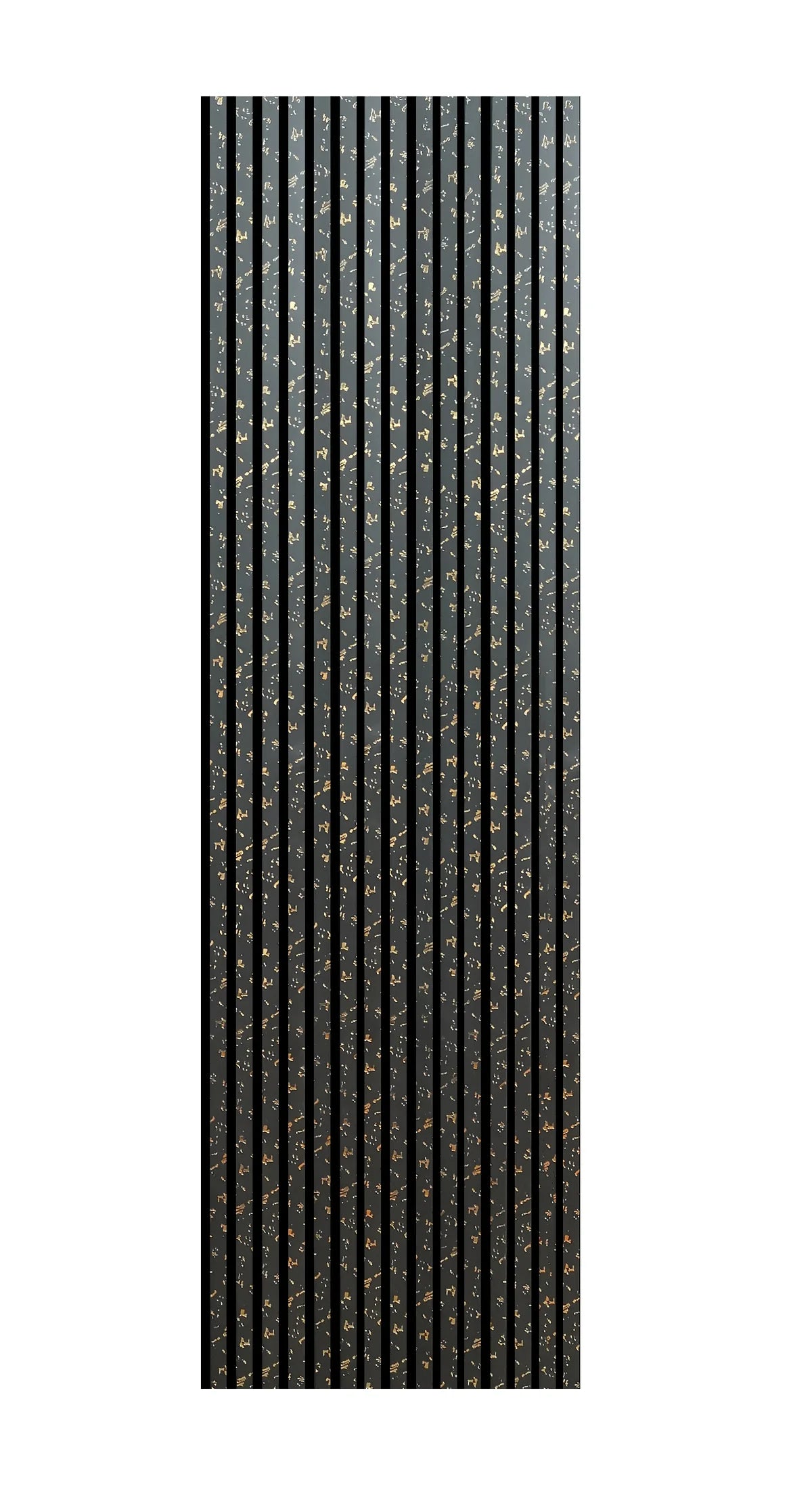 Black Gold Dot Acoustic Panel 2.4m x 0.6m