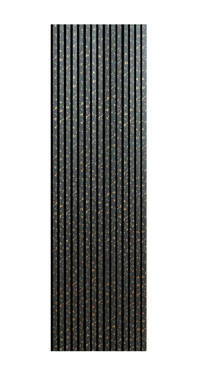 Black Gold Dot Acoustic Panel 2.4m x 0.6m