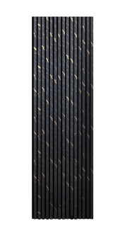 Black Gold Marble Acoustic Panel 2.4m x 0.6m