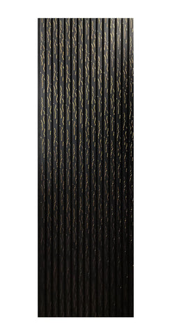 Black Gold Vein Acoustic Panel 2.4m x 0.6m