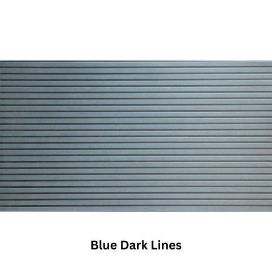 Color Dark lines Blue Matt 60x120 wall and floor tile