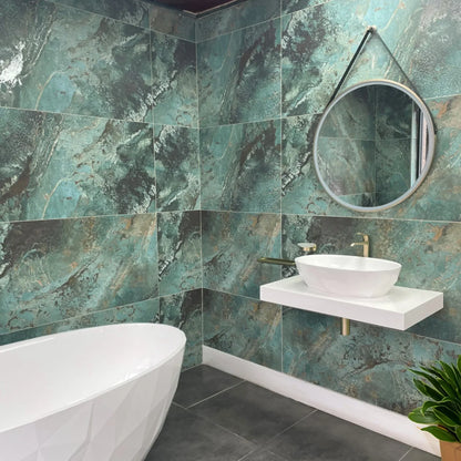 Metallic Blue 60x120 porcelain