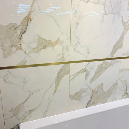 Gold Calacatta 60x120 wall and floor tile