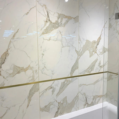 Gold Calacatta 60x120 wall and floor tile