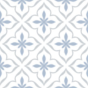 Antique Cube Pattern 20x20 Blue Matt