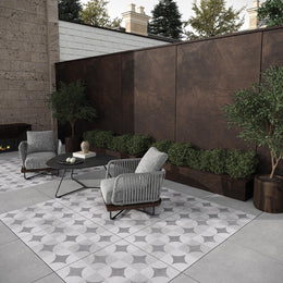 Ark Cerchio 60x60x2 Grey Matt R11
