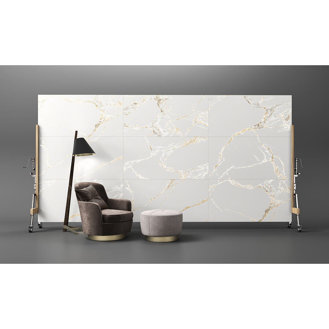 Athens 60x120 Gold Matt Carving